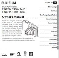 Manuals :: FinePix Series Manuals :: Fujifilm Finepix T400 / T410